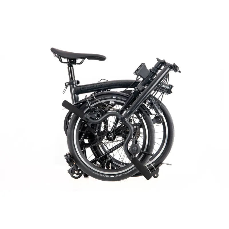 Brompton P Line Urban High Bar Folding Bike Black Available to Order-6